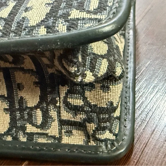 Women’s Navy and Gold Crossbody Bag - Picture 9 of 12